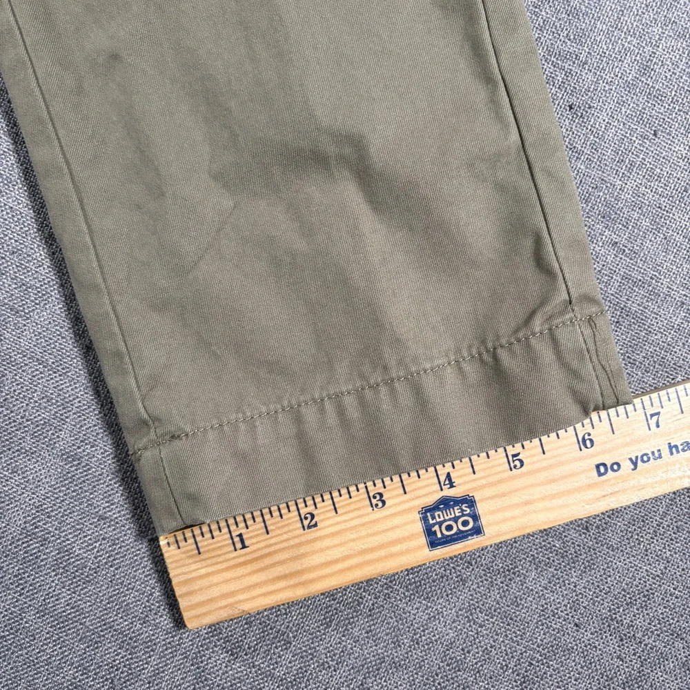 Banana‎ Republic Aiden Chino Mens 30x30 Olive Green Slim Fit Cotton Pants